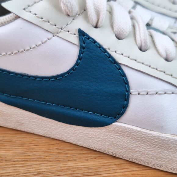 Nike Blazer \'77 Jumbo Low Men\'s 9 Sneakers White Teal Leather DN2158-101 Summit main image 7